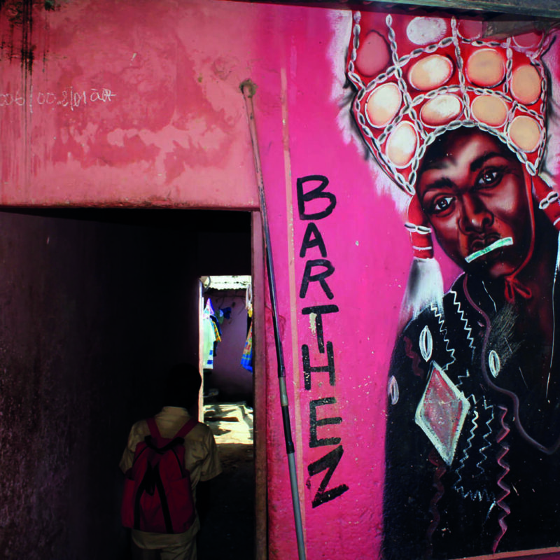 BAAB 73-Abidjan graffiti-Cocody, village derrière l_Hôtel Ivoire_BAAB