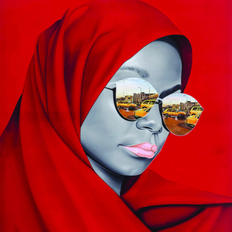 Pita Kalala - Le Rouge - 150 x120 cm_BAAB