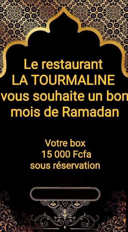 Ramadan Tourmaline BAAB