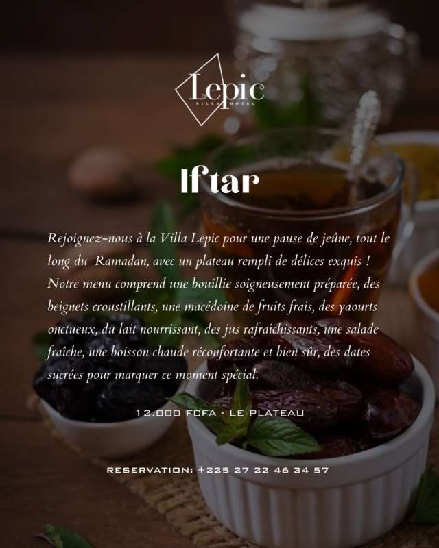 Ramadan Iftar à La Villa Lepic BAAB
