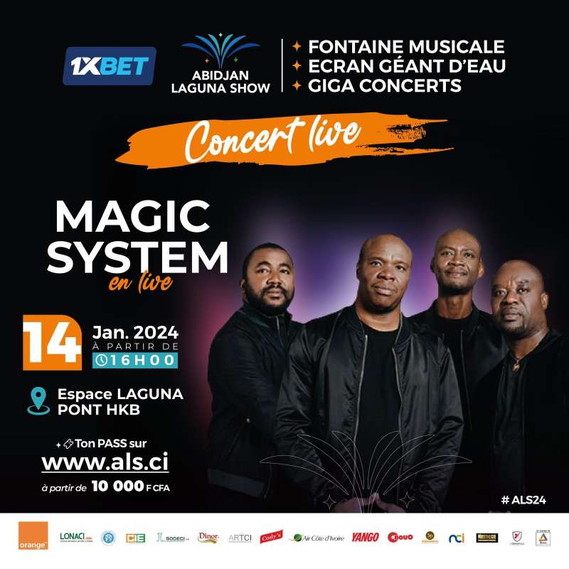 Concert live avec Magic System BAAB