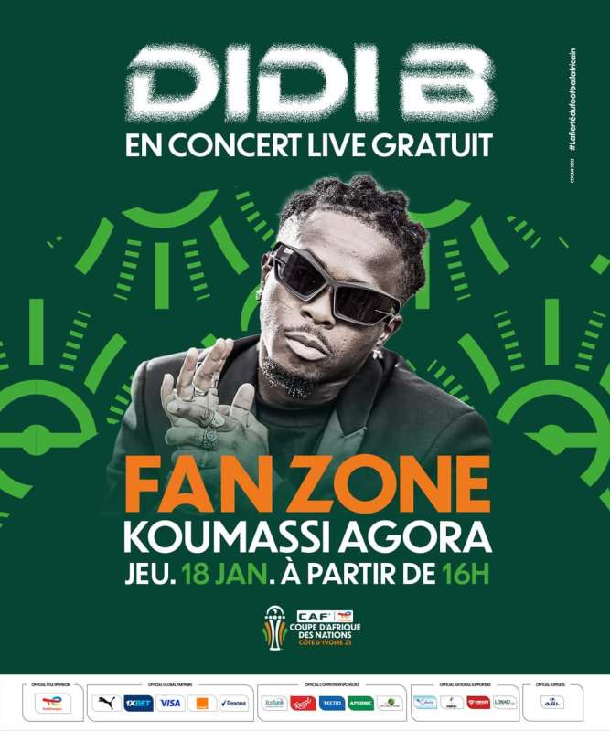 Didi B en concert live gratuit Baab