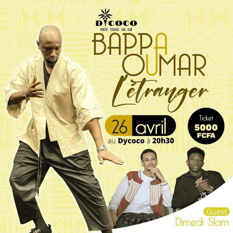 Bappa Oumar en spectacle BAAB