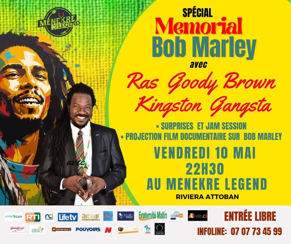 Memorial Bob Marley au Menekre BAAB